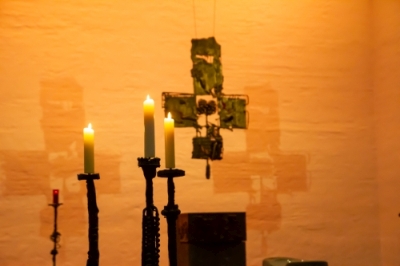 Kirche St. Josef in Marl bei der Nacht der spirituellen Lieder